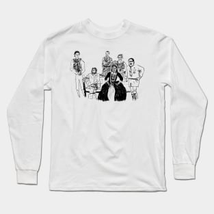 bbc ghosts – the side-eye Long Sleeve T-Shirt